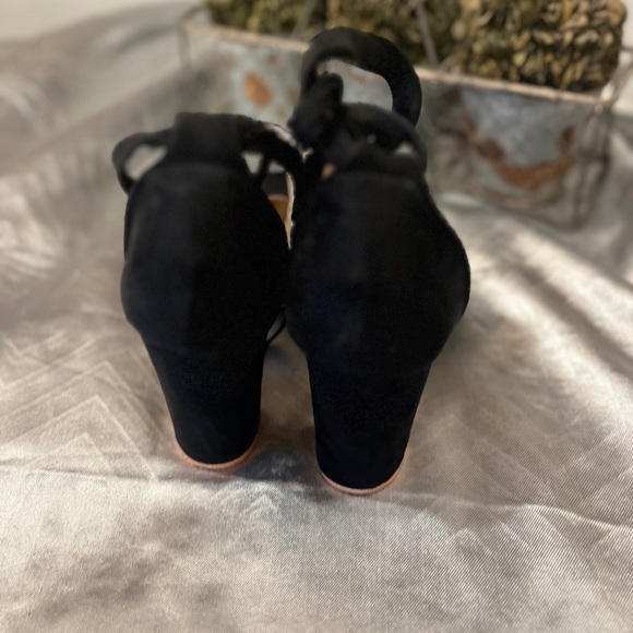 Black Strappy Heels - Picture 4 of 5